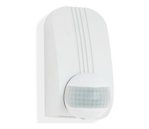 Telefunken 306506TF - Vonkajší senzor pohybu 180° IP44 biela 306506TF