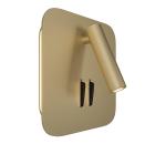 Maytoni C175-WL-01-6W-MG - LED Nástenné bodové svietidlo IOS LED/9W/230V zlatá C175-WL-01-6W-MG