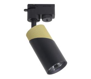 Bodové svietidlo NEO do lištového systému 1xGU10/8W/230V čierna/zlatá ML0279