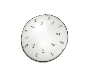 Kolarz 731.11.4.21 - Stropné svietidlo NONNA 1xE27/60W/230V pr. 30 cm zelená 731.11.4.21