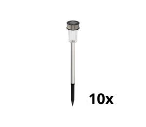 Grundig - SADA 10x LED solárne svietidlo LED/1,2V 40 mAh IP44 8711252559780