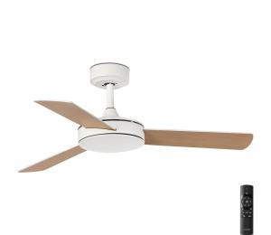 FARO Barcelona FARO 33603DC - Stropný látor MINI MALLORCA S hnedá/biela pr. 106 cm + DO 33603DC