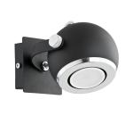 Argon 3638 - Nástenné bodové svietidlo KOS 1xGU10/5W/230V čierna/chróm 3638