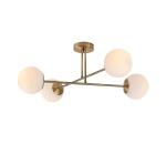 Rabalux 71082 - Luster na tyči KIARA 4xE27/35W/230V zlatá 71082