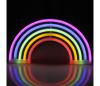 LED Neónová nástenná dekorácia RAINBOW LED/3W/3xAA USB multicolor 327130