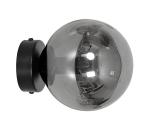 EMIBIG Nástenné svietidlo ROSSI 1xE14/10W/230V čierna/šedá 875/K1