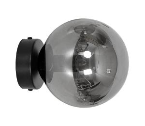 EMIBIG Nástenné svietidlo ROSSI 1xE14/10W/230V čierna/šedá 875/K1