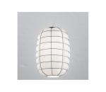 SIRU - Luster na lanku LANTERNA 1xE27/60W/230V pr. 32 cm čierna/biela benátske sklo MS438-030BLL