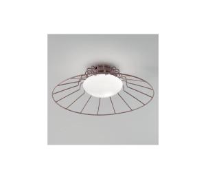 SIRU - Stropné svietidlo SUNRISE 1xGX53/10W/230V hnedá/biela benátske sklo LC613-015BLL