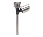 B.V.  - LED Solárna lampa LED/0,006W/1,2V 37,5cm chróm 2700K IP44 B10201NN3