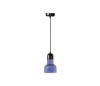 Luster na lanku TERRAZZO 1xE27/60W/230V pr. 12 cm modrá ME0214R/BL