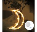 B.V.  - LED Vianočná dekorácia LED/3xAAA mesiac 18,5cm B10303K5X