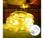 B.V.  - LED Vianočná reťaz 50xLED/3xAA 5,3m teplá biela B10303KP9