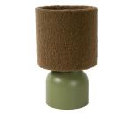 Lucide 10516/01/33 - Stolná lampa WOOLLY 1xE14/40W/230V zelená 10516/01/33