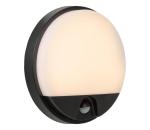 Lucide 22863/10/30 - LED Vonkajšie svietidlo so senzorom HUPS LED/10W/230V IP54 22863/10/30