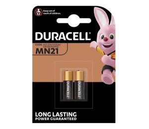 Duracell - 2 ks Alkalická batéria MN21/A23 12V 50 mAh DRB212