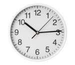 Nástenné hodiny pr. 20 cm 1xAA biela/čierna PZWNW
