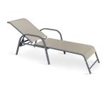 Halmar Polohovateľné ležadlo MOSLER šedá/béžová V-CH-MOSLER-LEŻAK