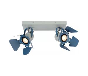 Lucide 17997/02/35 - Bodové svietidlo PICTO 2xGU10/35W/230V modrá 17997/02/35