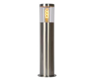 Lucide 14899/50/12 - Vonkajšia lampa FEDOR 1xE27/40W/230V IP44 49 cm chróm 14899/50/12