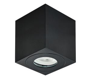 Emithor  - Kúpeľňové bodové svietidlo ALUX 1xGU10/35W/230V IP44 čierna