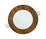 LED Podhľadové svietidlo CIRCLE LED/6W/230V 4200K pr. 11,8 cm hnedá 008 0001154