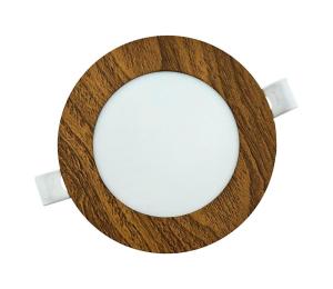 LED Podhľadové svietidlo CIRCLE LED/6W/230V 4200K pr. 11,8 cm hnedá 008 0001154