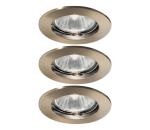 Ideal Lux - SADA 3x Podhľadové svietidlo 1xGU10/50W/230V 8590828359241