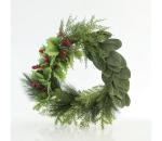 Eurolamp Vianočný veniec pr. 64 cm 600-30218
