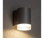 Brilagi - Vonkajšie nástenné svietidlo MATERA 1xGU10/30W/230V šedá IP54 WO-HR60275-OEM-SA