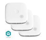 WIFIDS21WT3 - SADA 3x Detektor dymu SmartLife 3V/1xCR123A Wi-Fi Tuya WIFIDS21WT3
