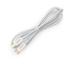 USB kábel USB-C / USB-C konektor 60W 1m biela PSCCC120TW