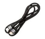 Pletený USB kábel USB-C / USB-C konektor 60W 1m čierna PSCCC120B