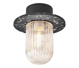 Nordlux - Vonkajšie stropné svietidlo JANUKA 1xE27/60W/230V IP54 čierna 2115006003