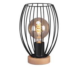 Brilo - Stolná lampa WAKTU 1xE27/25W/230V kaučukovník 7038-015