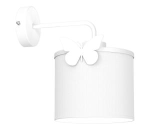 Detská nástenná lampa SWEET 1xE27/15W/230V biela/motýľ 9404
