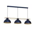 Luster na lanku ESTATE 3xE27/15W/230V modrá 4378