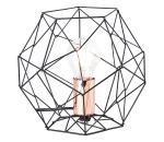 Brilliant - Stolná lampa SYNERGY 1xE27/60W/230V čierna/meď 93593/76