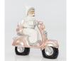 Eurolamp Vianočná dekorácia 33 cm Santa s motocyklom 600-41145