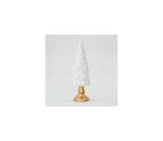 Eurolamp Vianočná dekorácia 40 cm stromček biela 600-45526