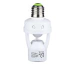 Senzor PIR pre E27 žiarovku biela 4982