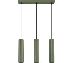 SL.1613 - Luster na lanku KARBON 3xGU10/10W/230V zelená SL.1613