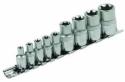 EXTOL PREMIUM Hlavice nastrčné TORX 1/4", 1/2"