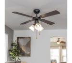 ZE - Stropný látor ZURRIOLA 3xE27/60W/230V hnedá 03816-OEM