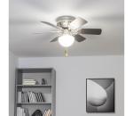 ZE - Stropný látor GALDANA 1xE27/60W/230V šedá/biela 03803-OEM