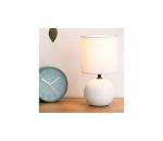 Atmosphera - Stolná lampa TIMÉO 1xE14/60W/230V lesklá biela 116289