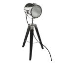 Atmosphera - Stolná lampa EBOR 1xE14/25W/230V borovica/lesklý chróm 121563C