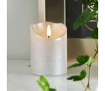 Eglo 411502 - LED Sviečka FLAMME RUSTIC LED/2xAA strieborná 411502