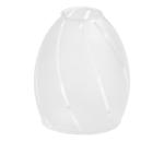 Náhradné sklo k lustru E14 pr. 9 cm biela 8920