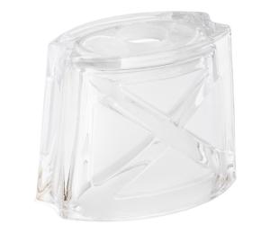 Náhradné sklo k lustru E14 10x12 cm biela 8796